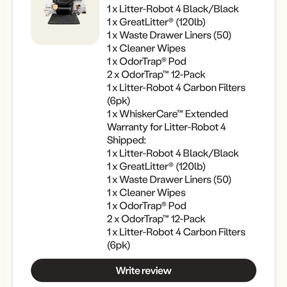 Litter-Robot 4 Fully Stocked Bundle
- Excluding Litter & Warranty - Picture 2 of 5